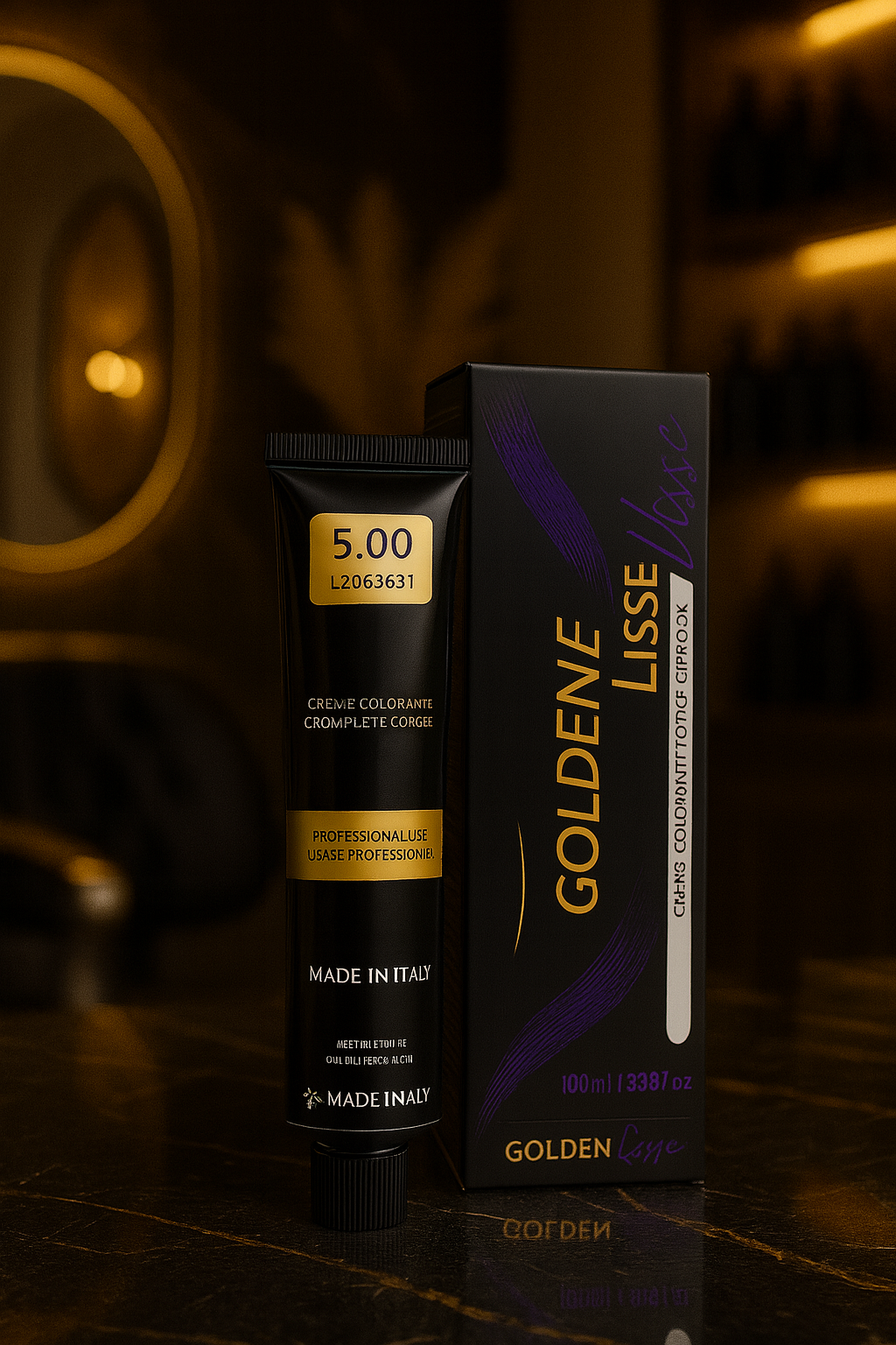 GoldenLisse – Coloration Soin  ( 4.50€ à partir de 20 pièces)