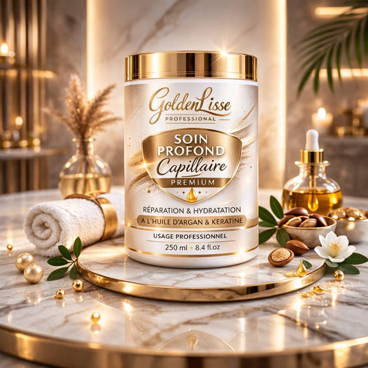 Découvrez nos soins capillaires professionnels Goldenlisse